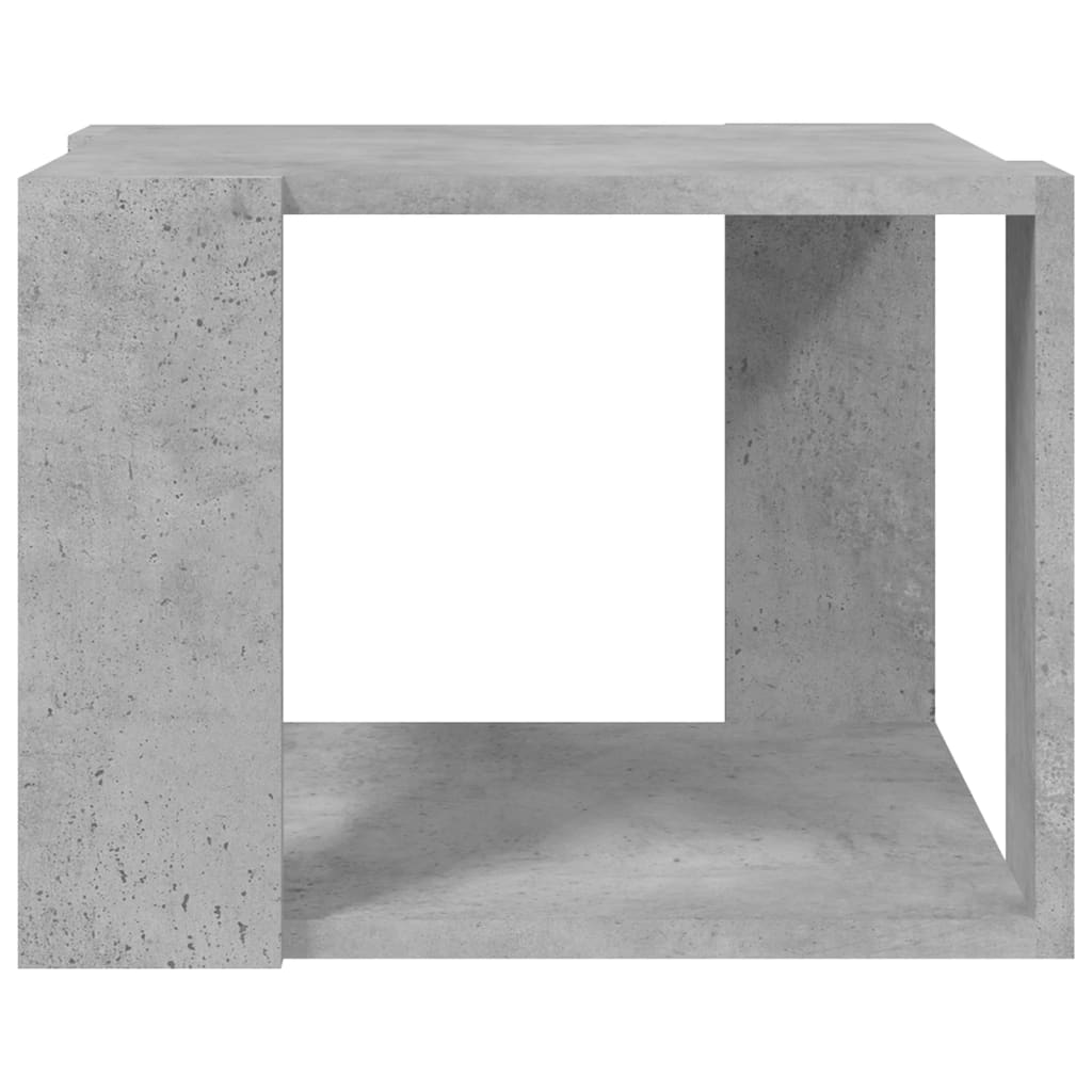 806314 vidaXL Coffee Table Concrete Grey 40x40x30 cm Engineered Wood