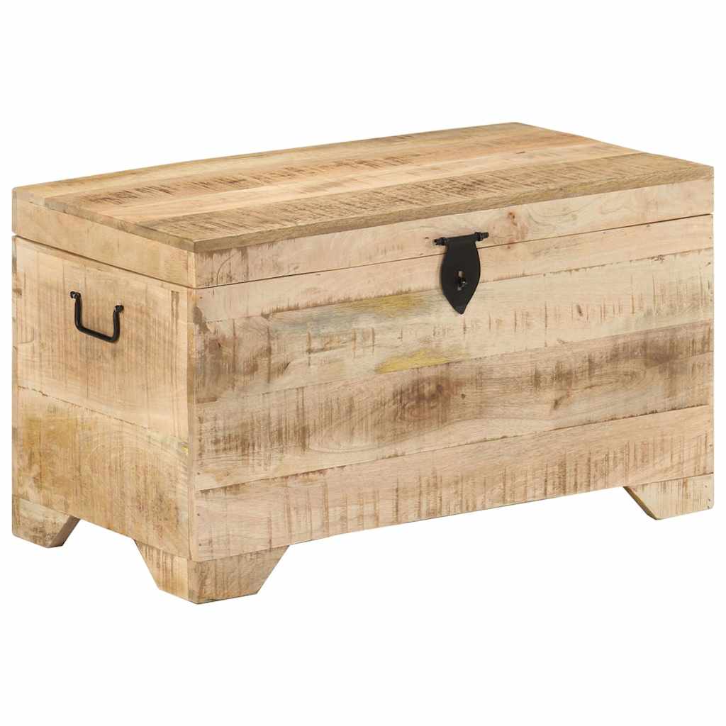 328293 vidaXL Storage Chest Solid Rough Mango Wood