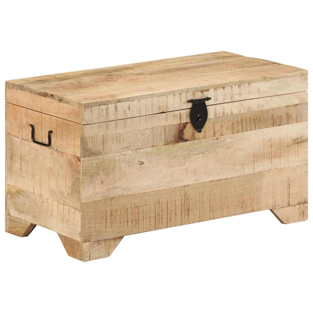328293 vidaXL Storage Chest Solid Rough Mango Wood