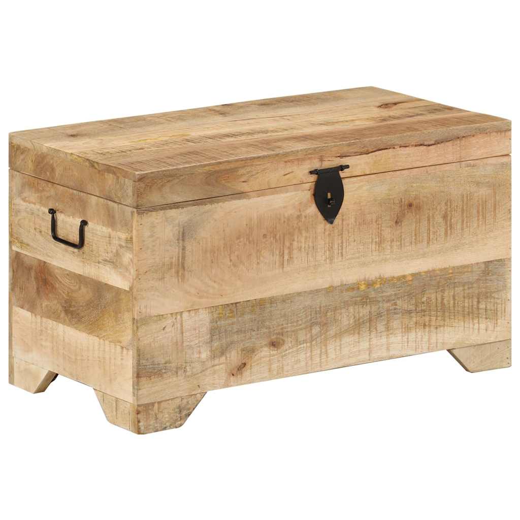 328293 vidaXL Storage Chest Solid Rough Mango Wood