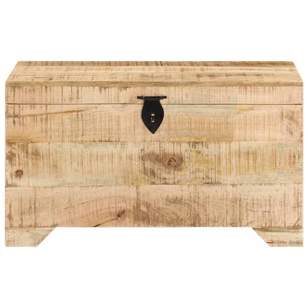 328293 vidaXL Storage Chest Solid Rough Mango Wood