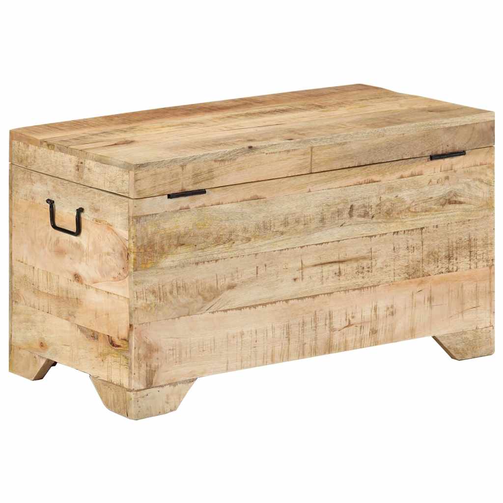 328293 vidaXL Storage Chest Solid Rough Mango Wood
