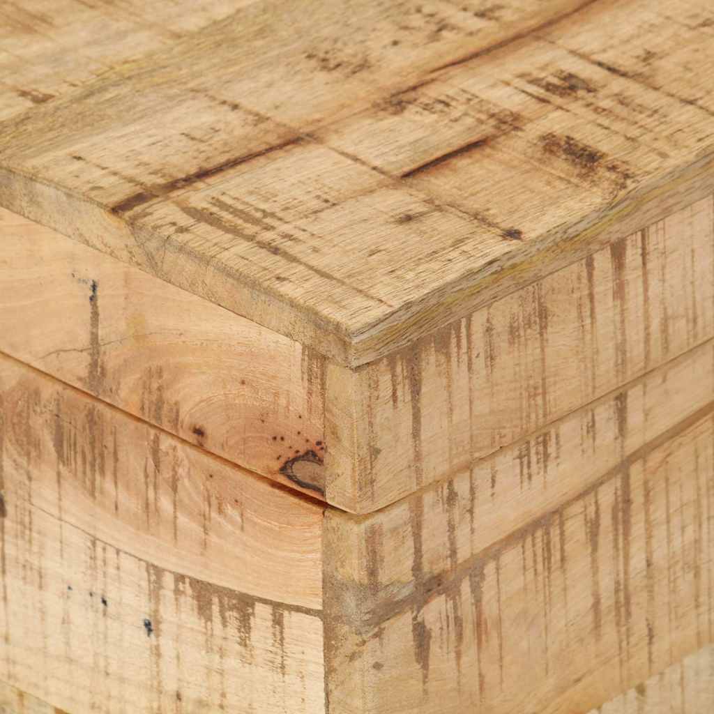 328293 vidaXL Storage Chest Solid Rough Mango Wood