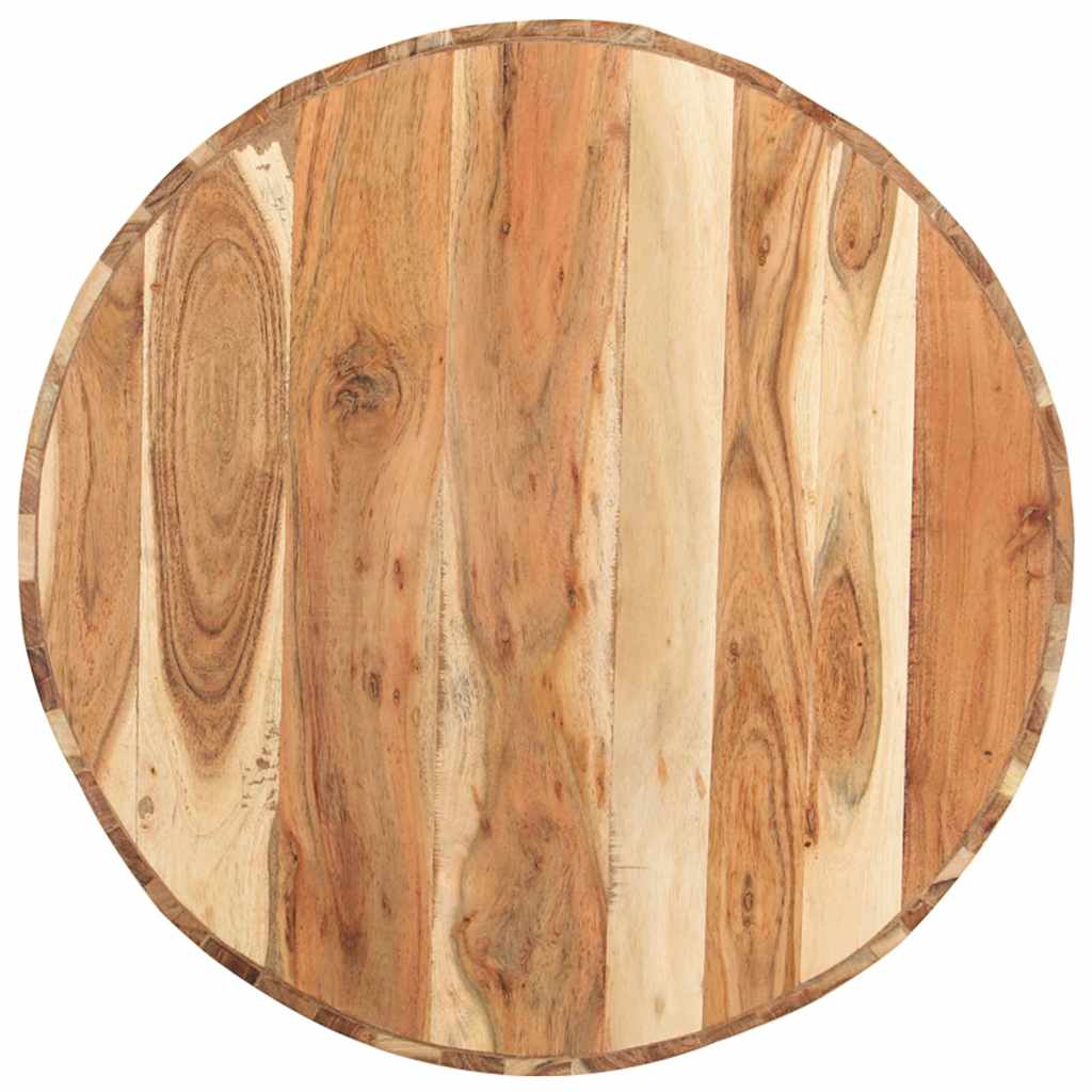 328302 vidaXL Coffee Table Ø65x31 cm Solid Acacia Wood