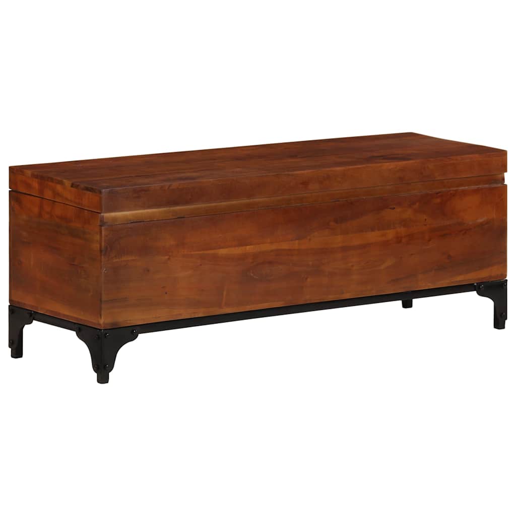 Storage Trunk 110x35x41 cm Solid Acacia Wood
