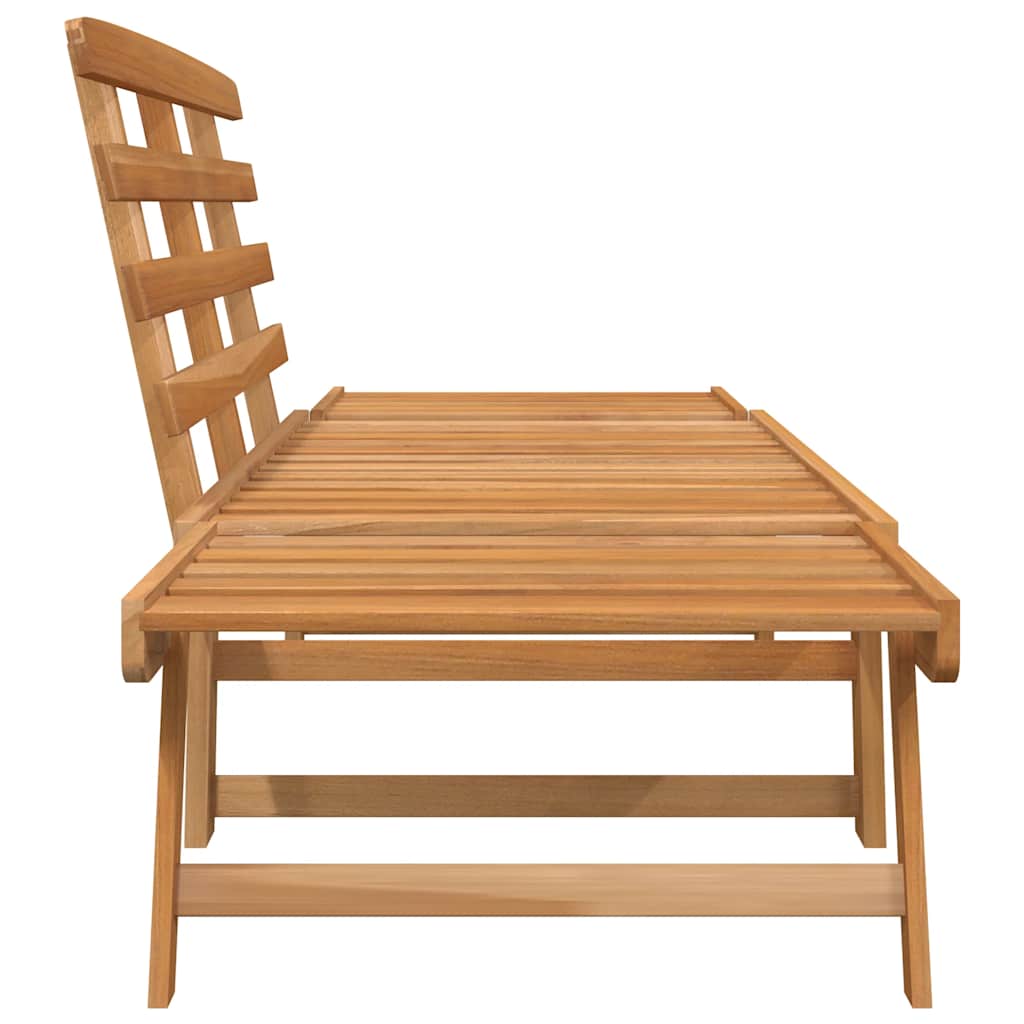 Garden Bench | Brown | Solid acacia wood | Large