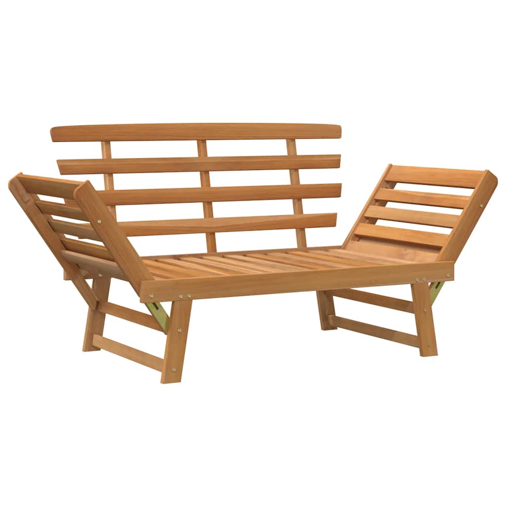 Garden Bench | Brown | Solid acacia wood | Large