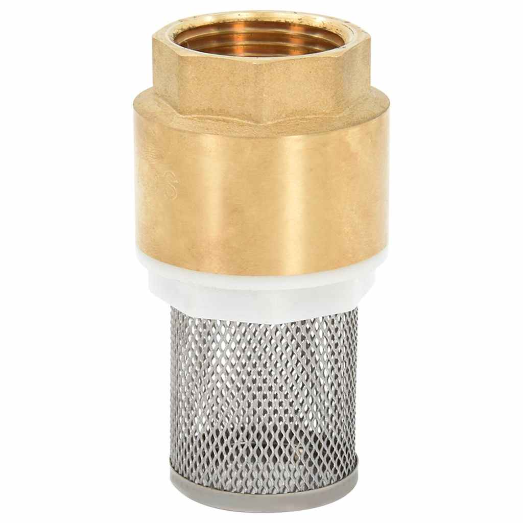 Suction Hose with Brass Connectors Green 1,1" 10 m PVC