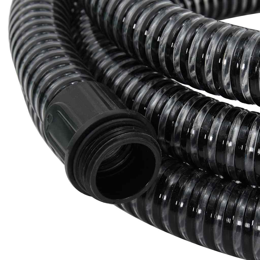 Suction Hose | Black | PVC, Brass | Standard | Durable | Suction Hose