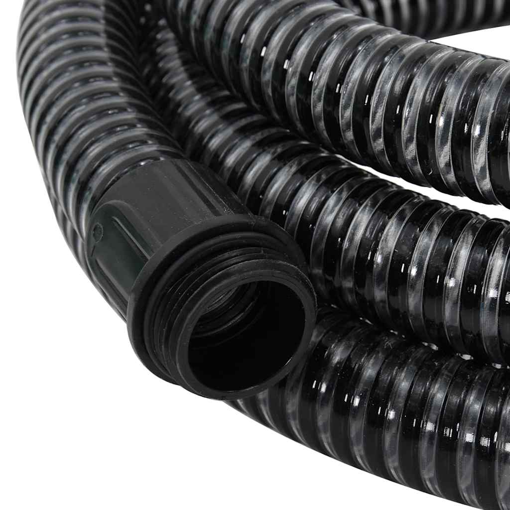 Suction Hose | Black | PVC, Brass | 25 m Length | Durable | Suction Hose