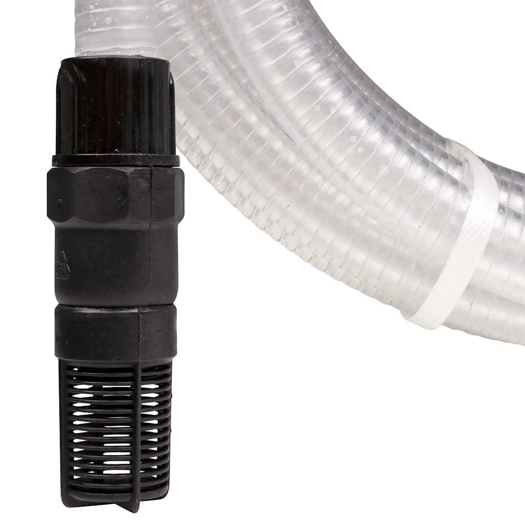 vidaXL Suction Hose with PVC Connectors Transparent 1 10 m PVC