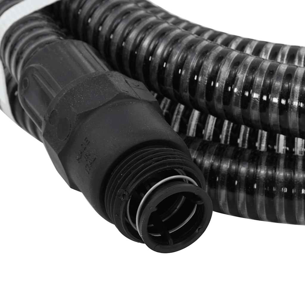 Suction Hose | Black | PVC | 10 m | Durable | Suction Hose | Cylindrical