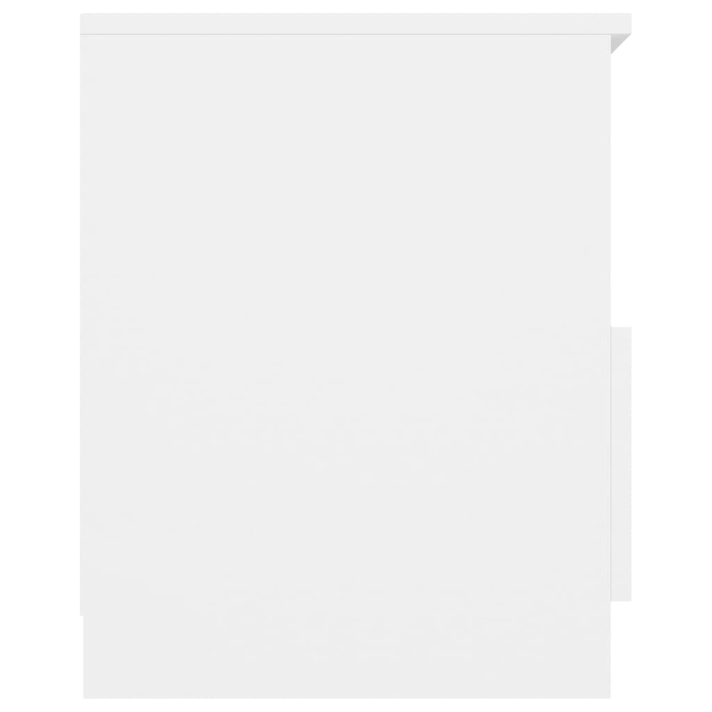 Bed Cabinet | Set of 2 | White | Engineered wood | Medium | Bed Cabinet