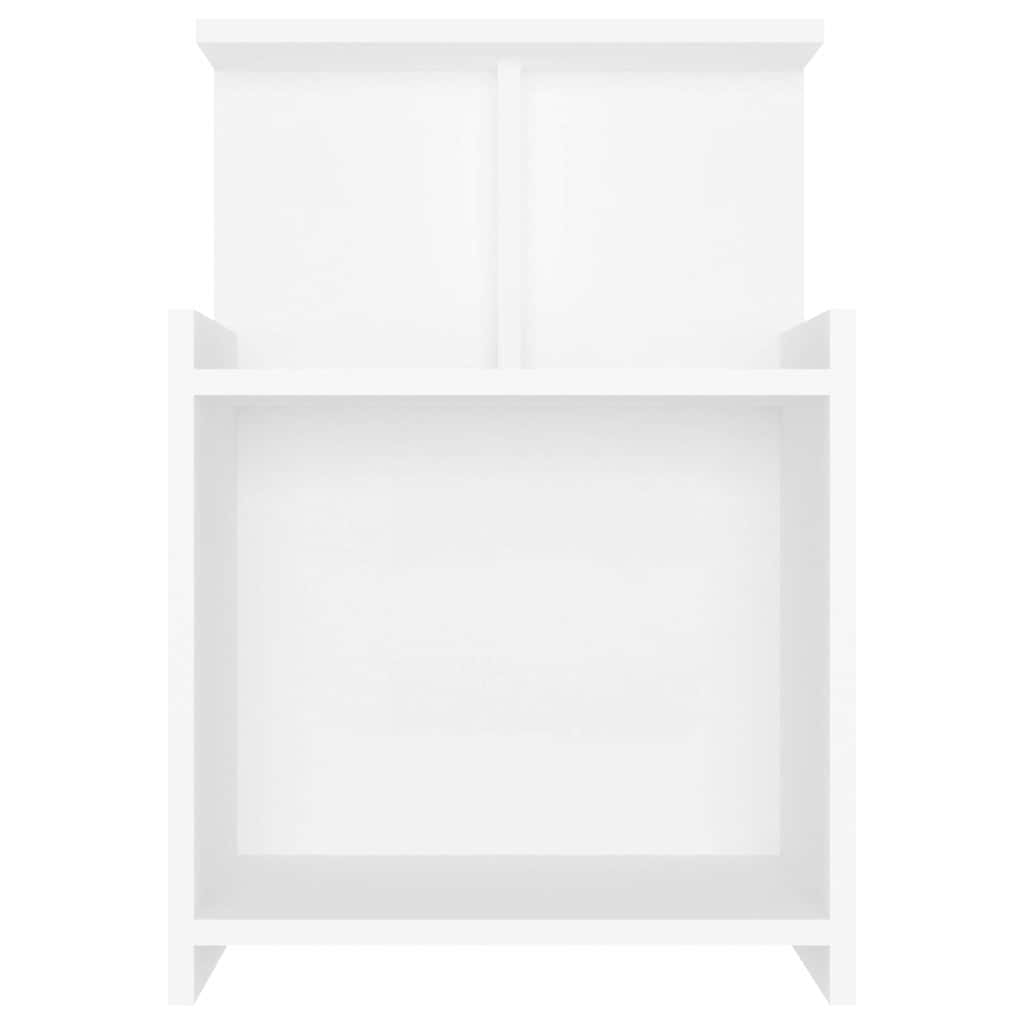 806175 vidaXL Bed Cabinet White 40x35x60 cm Engineered Wood
