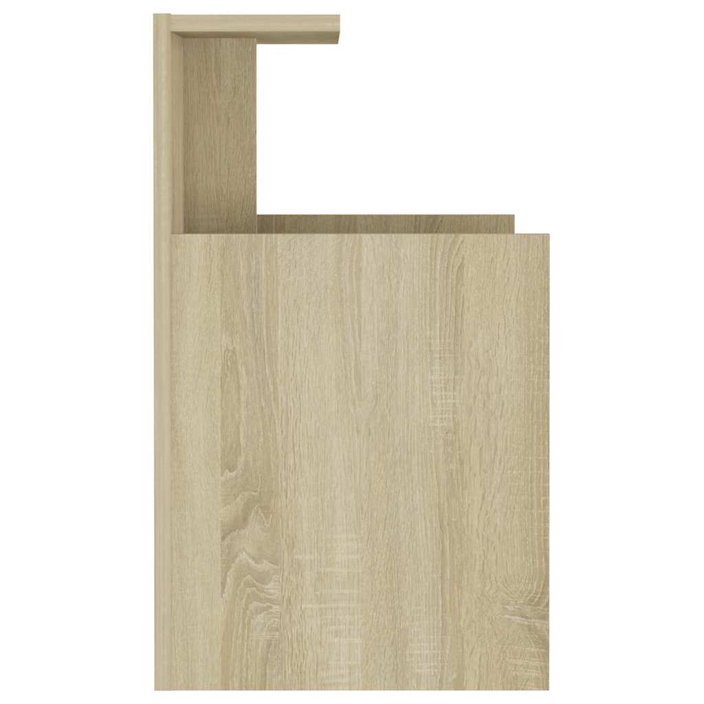 806182 vidaXL Bed Cabinets 2 pcs Sonoma Oak 40x35x60 cm Engineered Wood