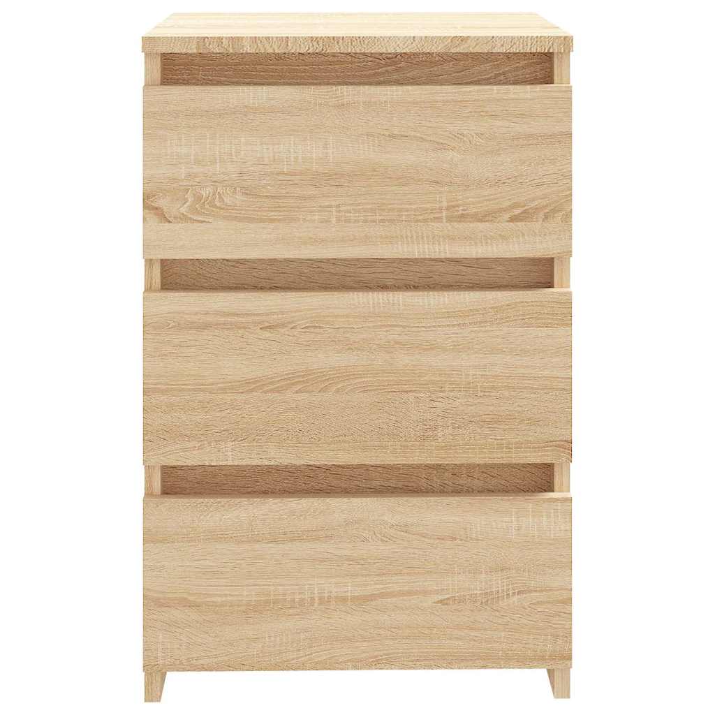 806217 vidaXL Bed Cabinet Sonoma Oak 40x35x62,5 cm Engineered Wood