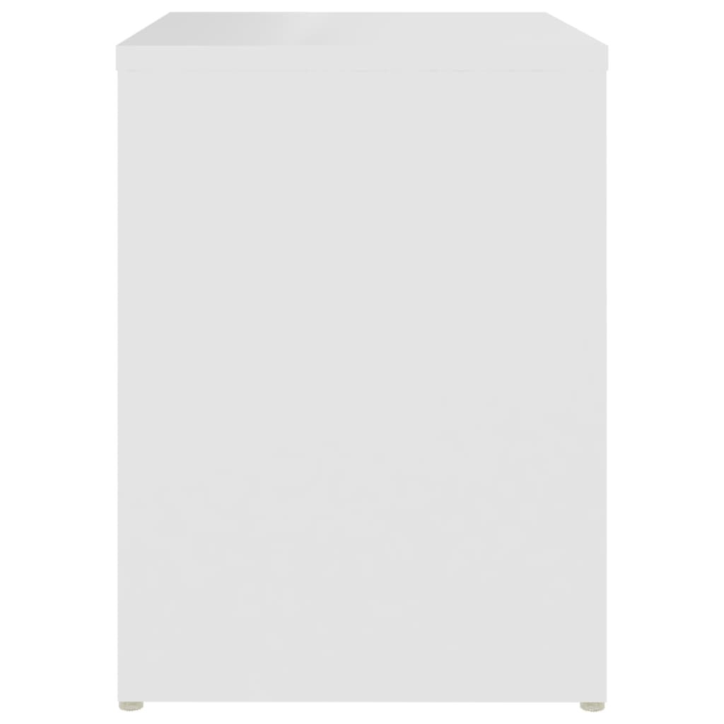 Bed Cabinet | White | Engineered wood | Small | Storage | Bedside Table