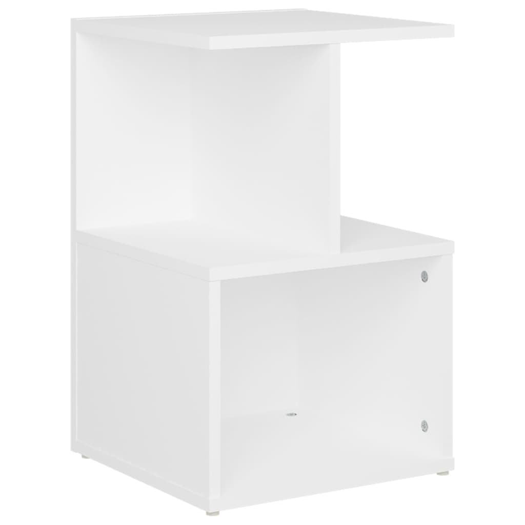 806346 vidaXL Bedside Cabinet White 35x35x55 cm Engineered Wood
