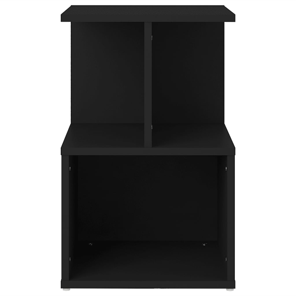 806348 vidaXL Bedside Cabinet Black 35x35x55 cm Engineered Wood