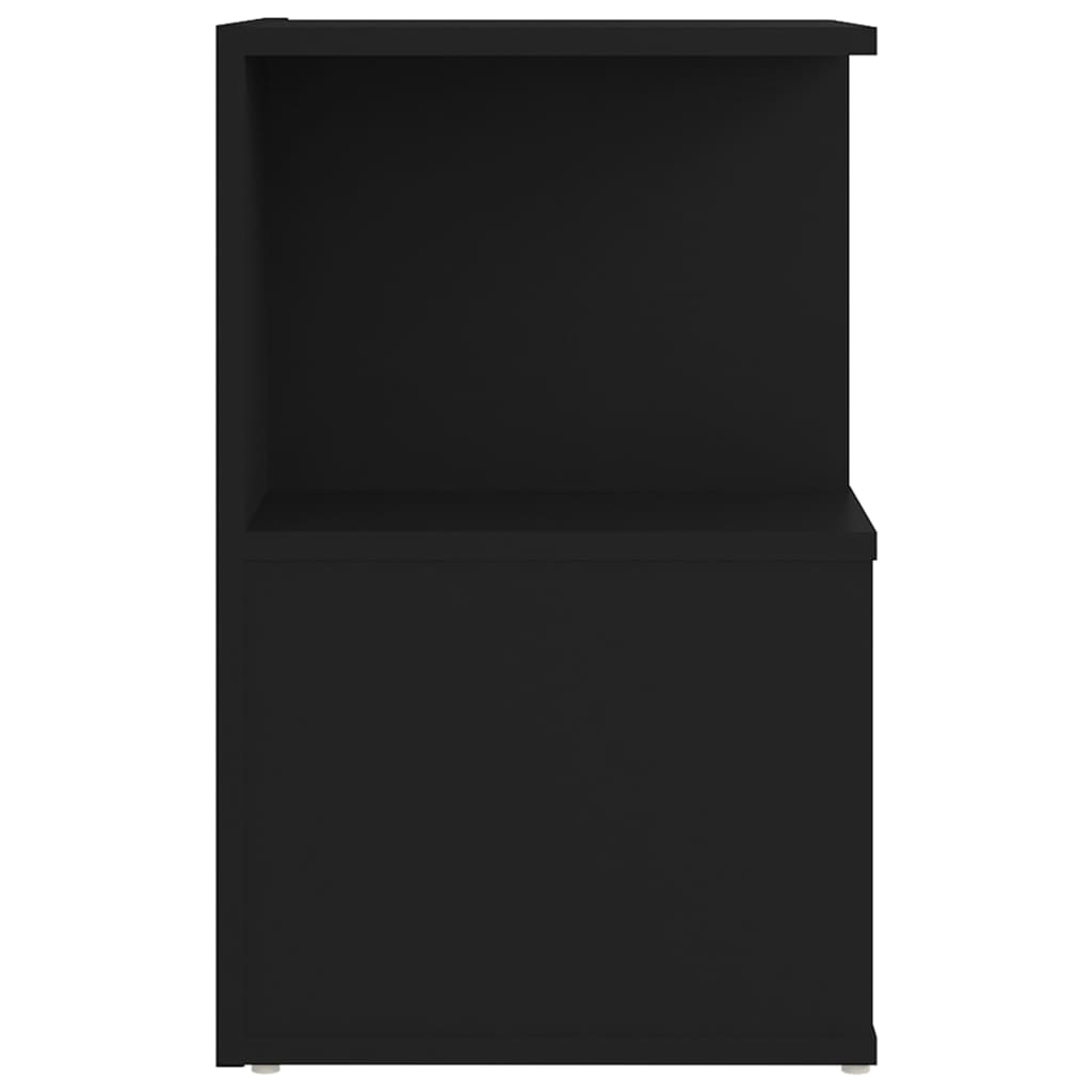 806348 vidaXL Bedside Cabinet Black 35x35x55 cm Engineered Wood