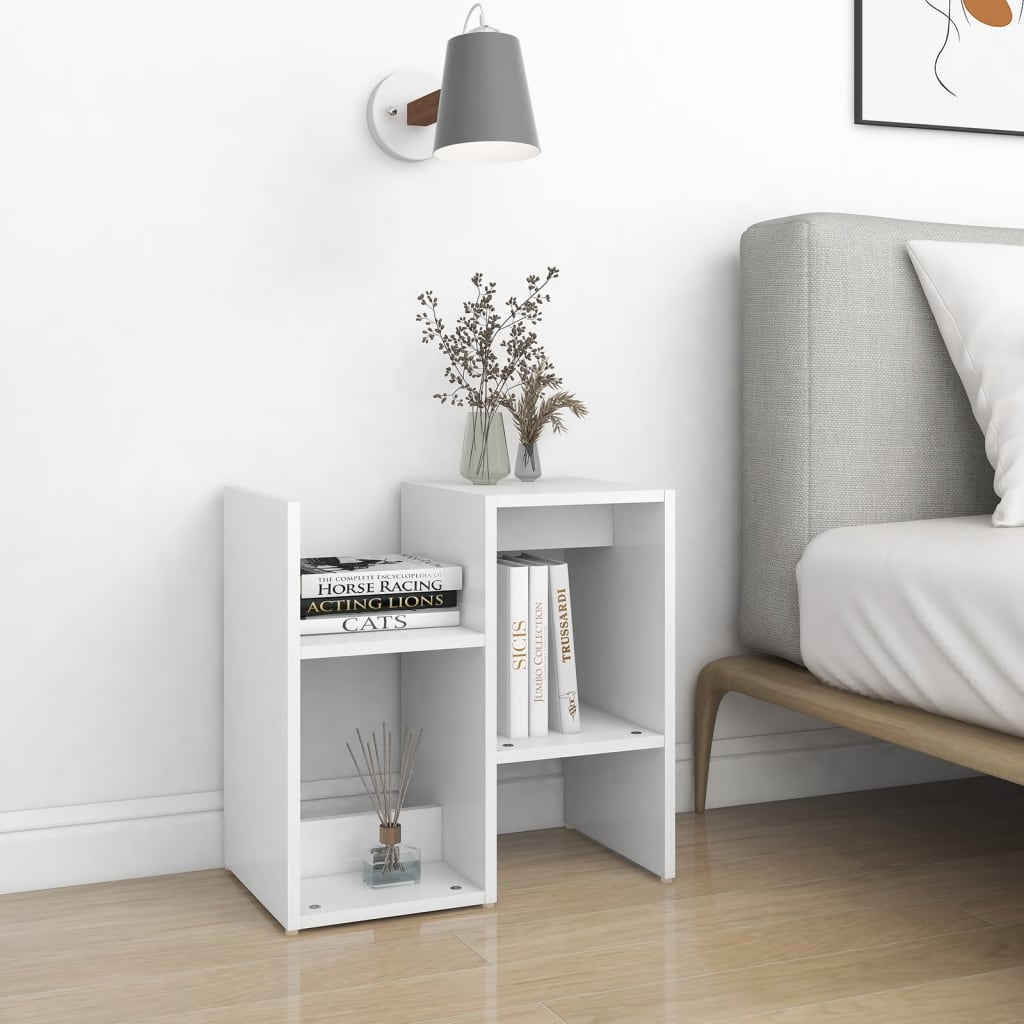 806365 vidaXL Bedside Cabinets 2 pcs White 50x30x51,5 cm Engineered Wood
