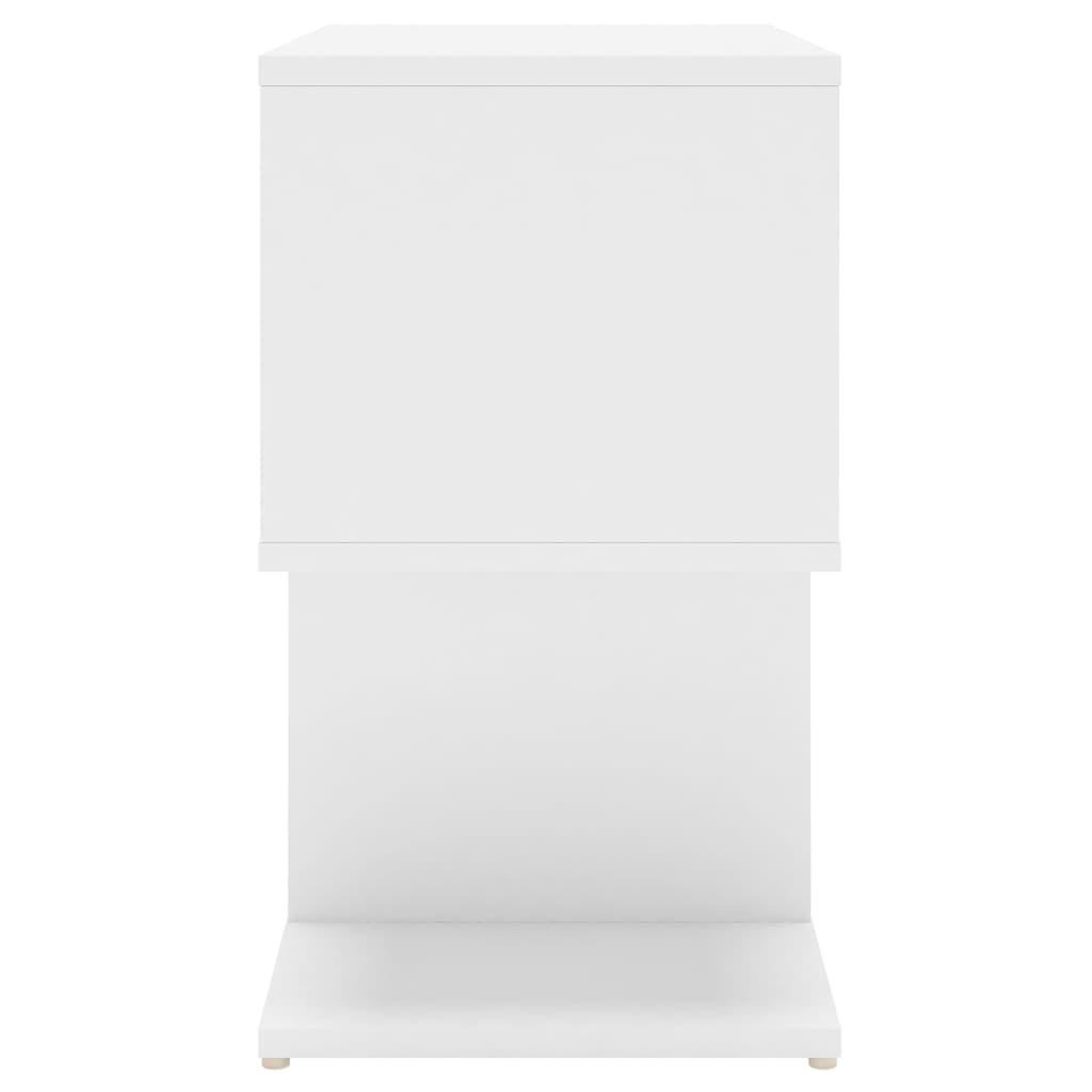 806365 vidaXL Bedside Cabinets 2 pcs White 50x30x51,5 cm Engineered Wood