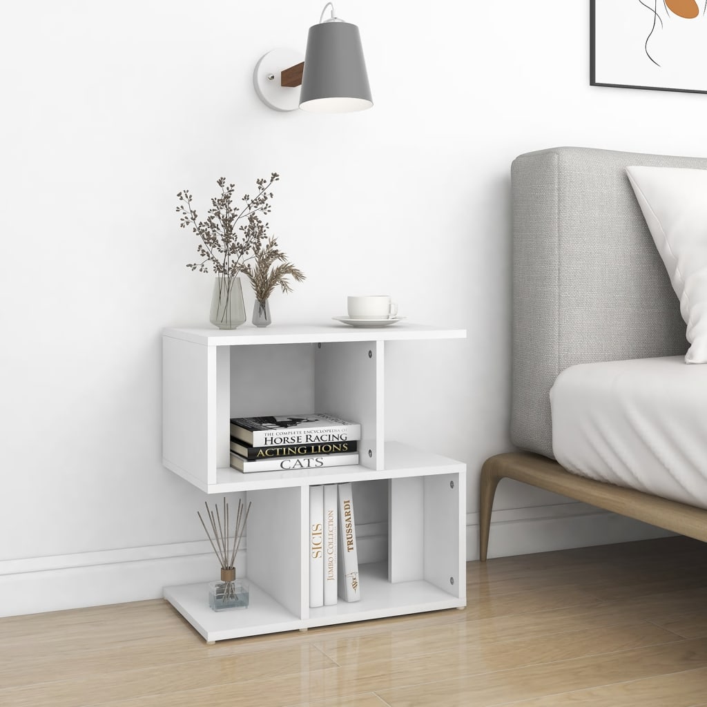 806365 vidaXL Bedside Cabinets 2 pcs White 50x30x51,5 cm Engineered Wood