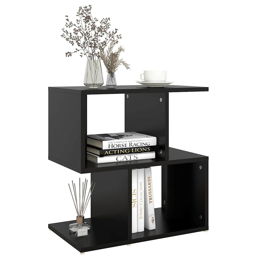 806367 vidaXL Bedside Cabinets 2 pcs Black 50x30x51,5 cm Engineered Wood