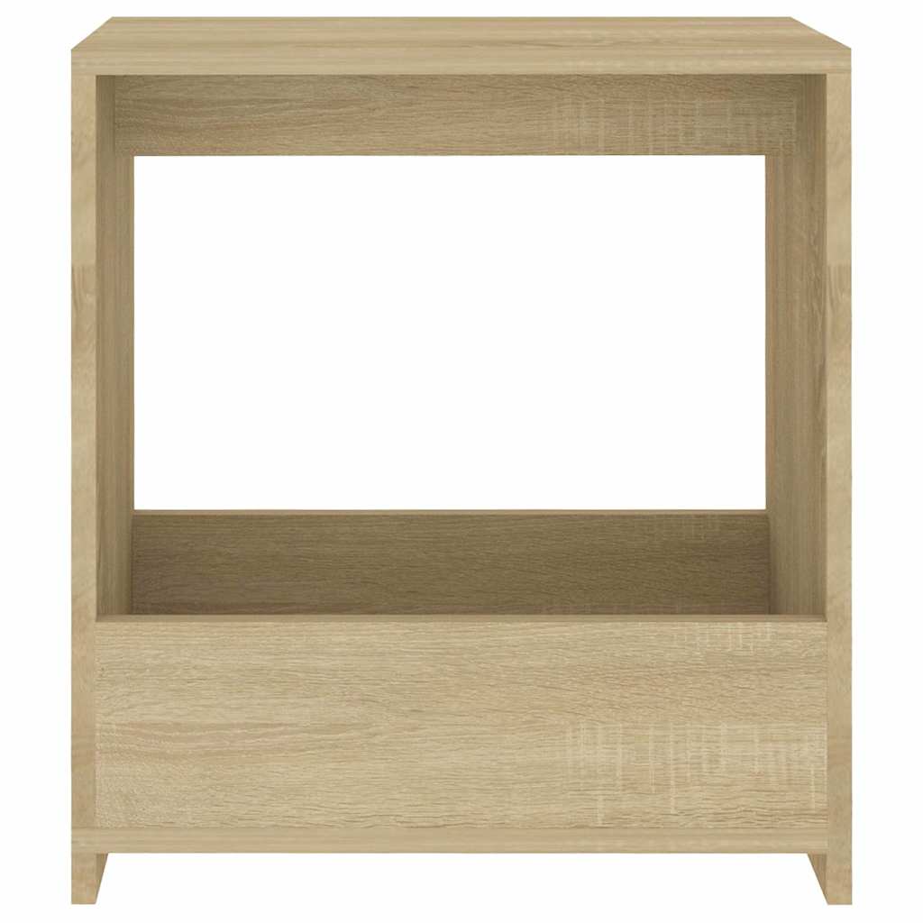 806690 vidaXL Side Table Sonoma Oak 50x26x50 cm Engineered Wood