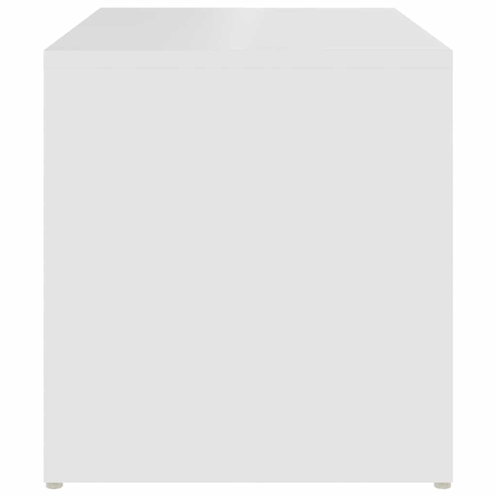 806696 vidaXL Side Table White 59x36x38 cm Engineered Wood