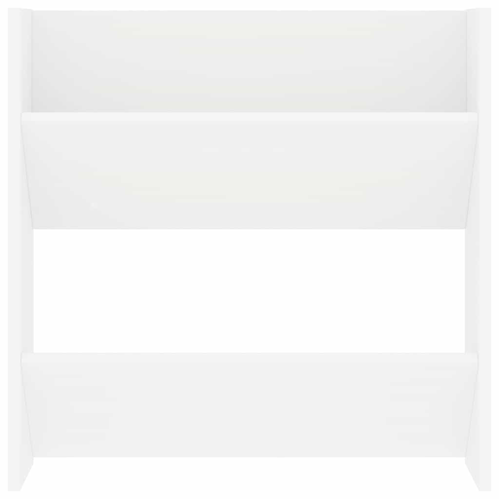 806716 vidaXL Wall Shoe Cabinets 4 pcs White 60x18x60 cm Engineered Wood