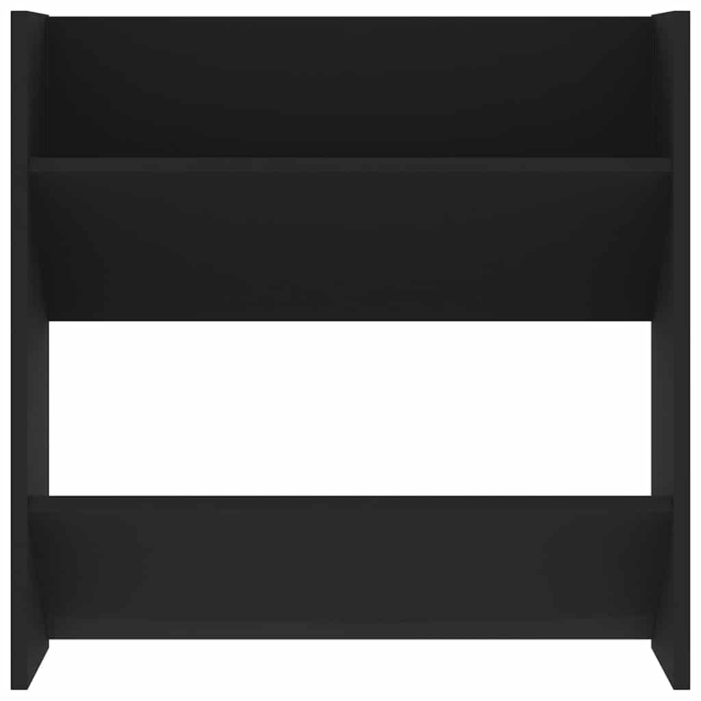 Wall Shoe Cabinet | Set of 4 | Black | Engineered Wood | Medium