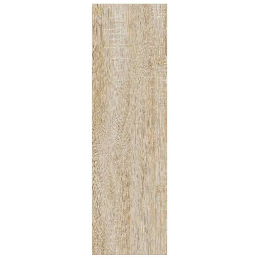 Wall Shoe Cabinet Sonoma Oak 60x18x60 cm Engineered Wood