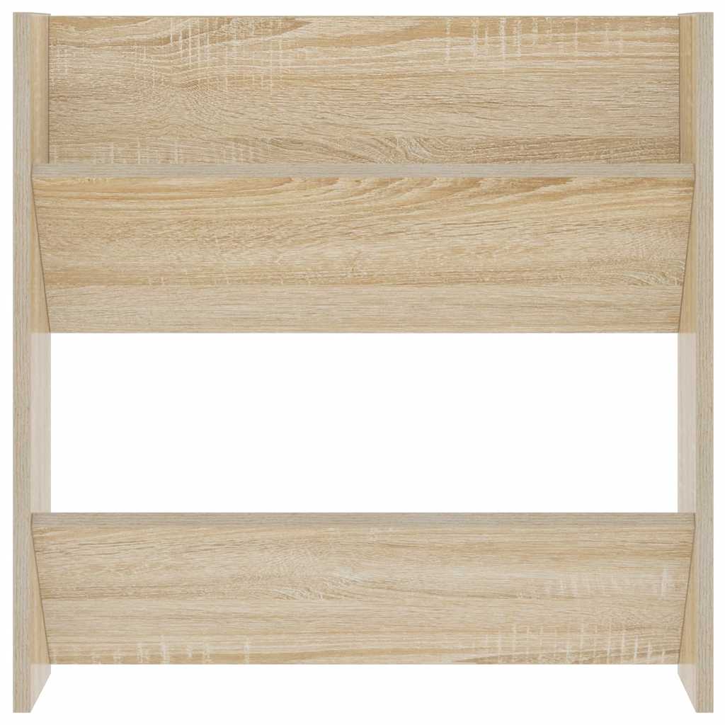 Wall Shoe Cabinets 2 pcs Sonoma Oak 60x18x60cm Engineered Wood