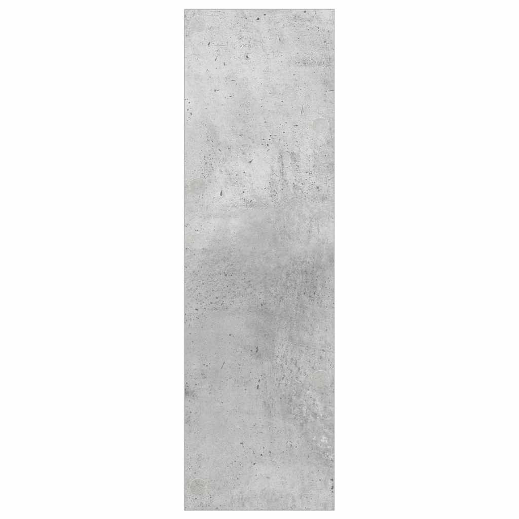 Wall Shoe Cabinet Concrete Grey 60x18x60 cm Engineered Wood