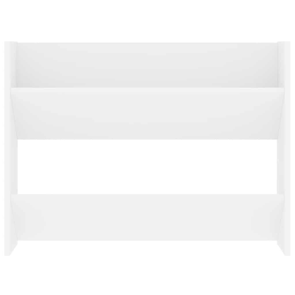 Wall Shoe Cabinet 2 pcs White 80x18x60 cm Engineered Wood