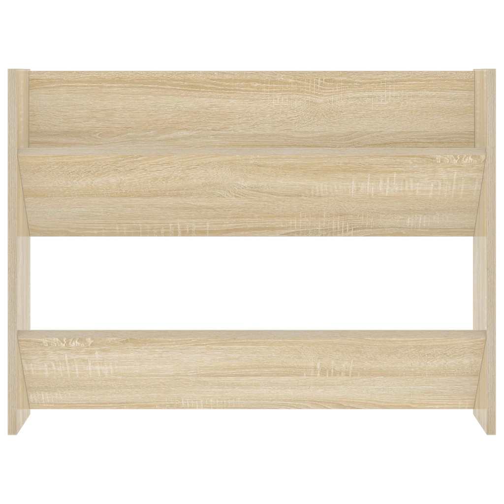Wall Shoe Cabinets 2 pcs Sonoma Oak 80x18x60cm Engineered Wood