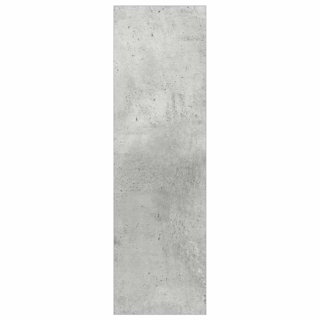 Wall Shoe Cabinets 2 pcs Concrete Grey 80x18x60 cm Engineered Wood