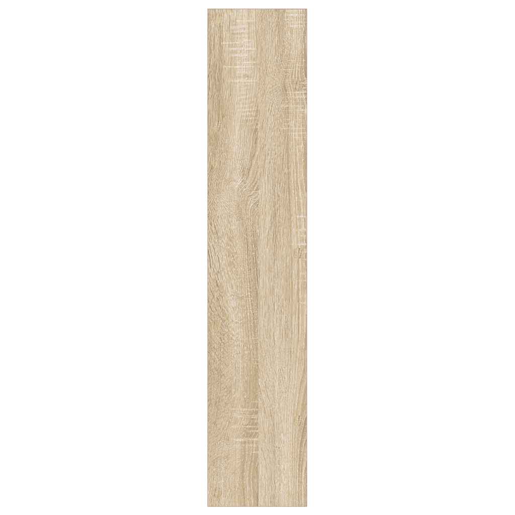 Wall Shoe Cabinet Sonoma Oak 60x18x90 cm Engineered Wood