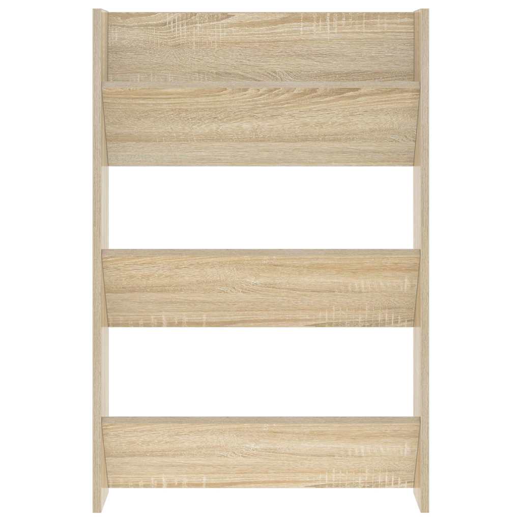 Wall Shoe Cabinets 2 pcs Sonoma Oak 60x18x90cm Engineered Wood