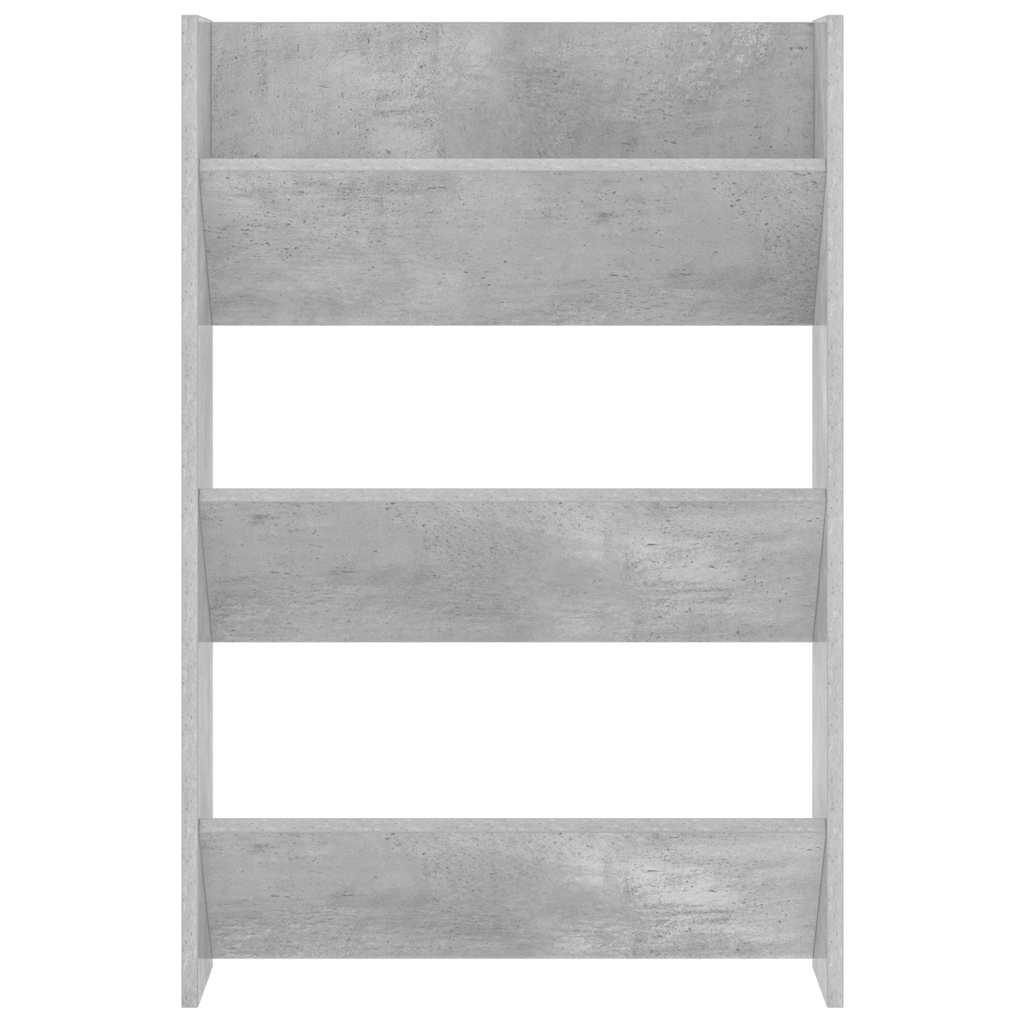 Wall Shoe Cabinets 2 pcs  Concrete Grey 60x18x90 cm Engineered Wood