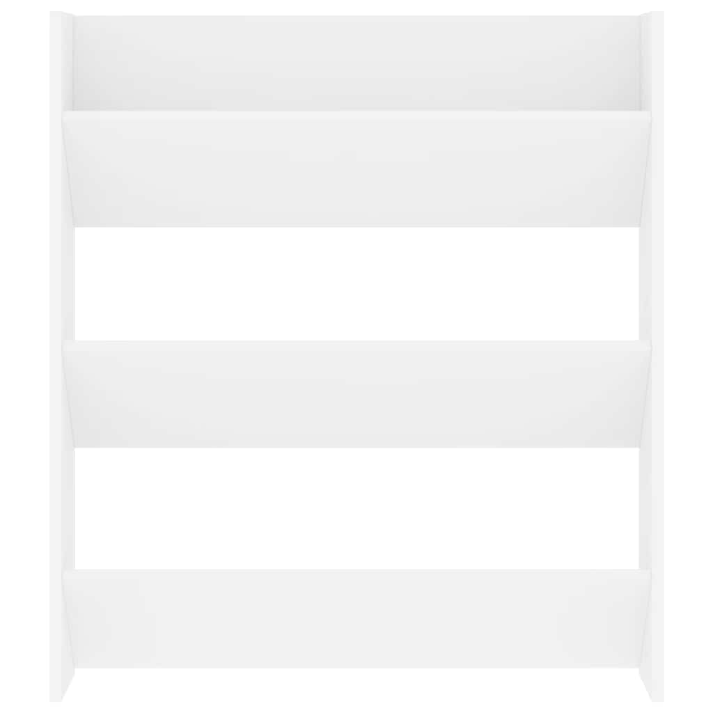 Wall Shoe Cabinet White 80x18x90 cm Engineered Wood