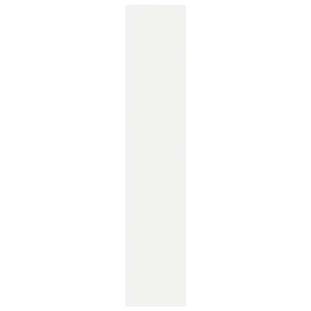 806777 vidaXL Wall Shoe Cabinet White 80x18x90 cm Engineered Wood