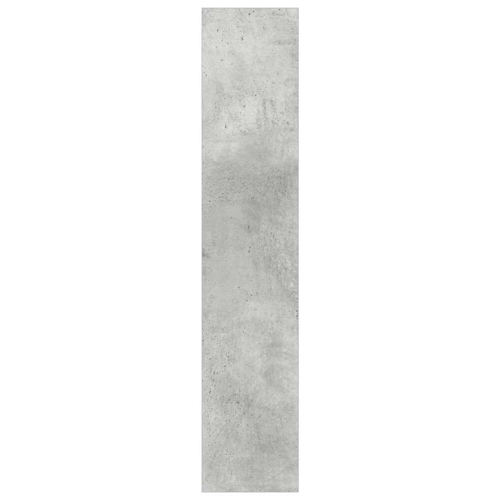 806785 vidaXL Wall Shoe Cabinet Concrete Grey 80x18x90 cm Engineered Wood