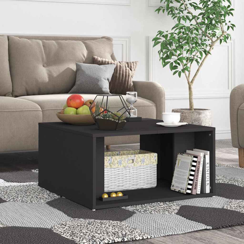 806815 vidaXL Coffee Tables 4 pcs Grey 33x33x33 cm Engineered Wood