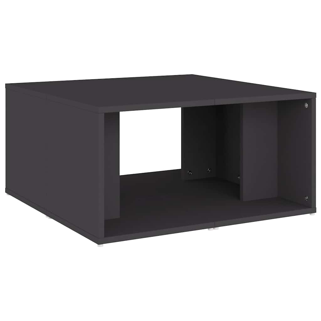 806815 vidaXL Coffee Tables 4 pcs Grey 33x33x33 cm Engineered Wood