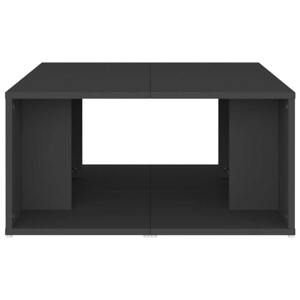 806815 vidaXL Coffee Tables 4 pcs Grey 33x33x33 cm Engineered Wood