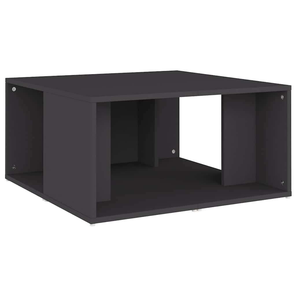 806815 vidaXL Coffee Tables 4 pcs Grey 33x33x33 cm Engineered Wood