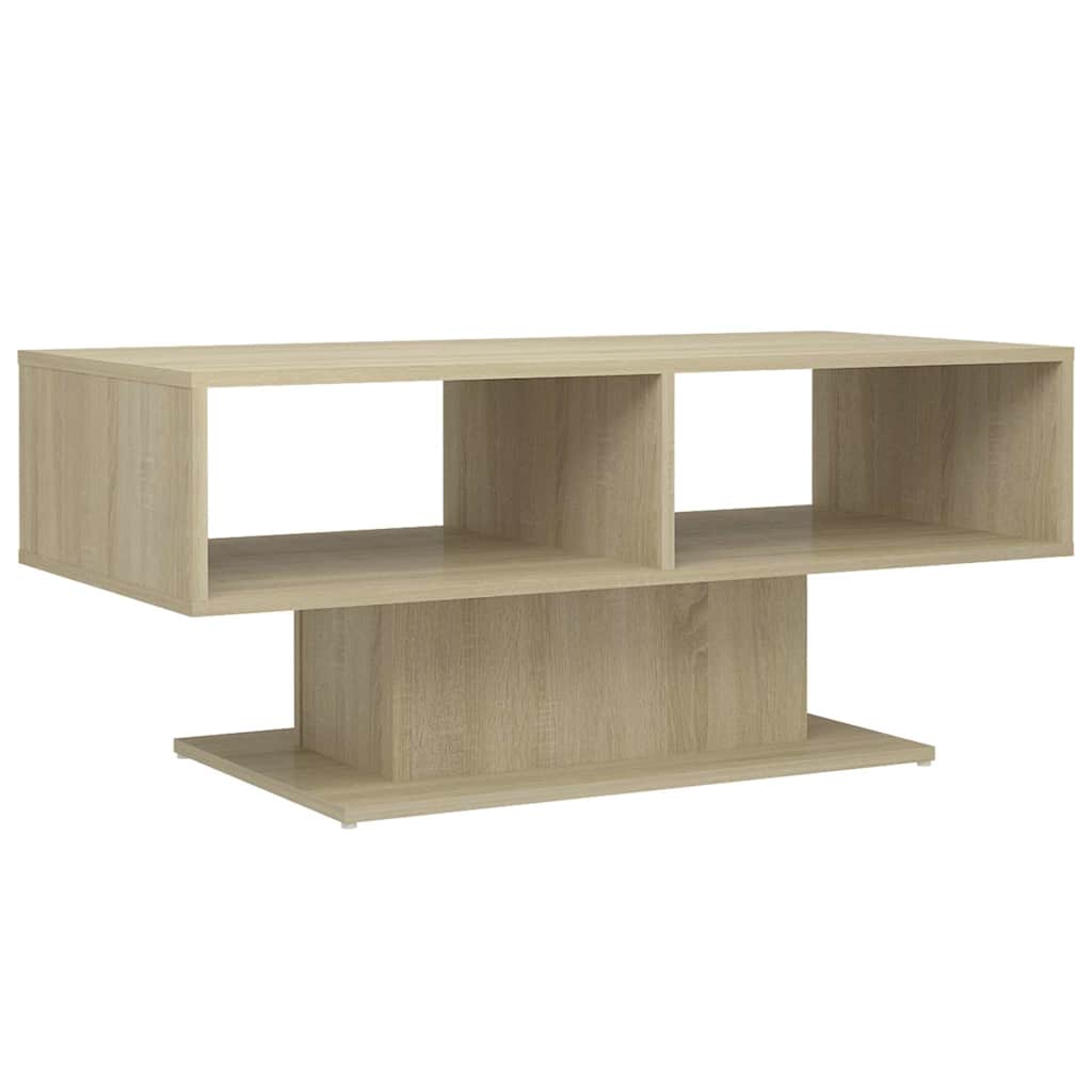 806825 vidaXL Coffee Table Sonoma Oak 103,5x50x44,5 cm Engineered Wood