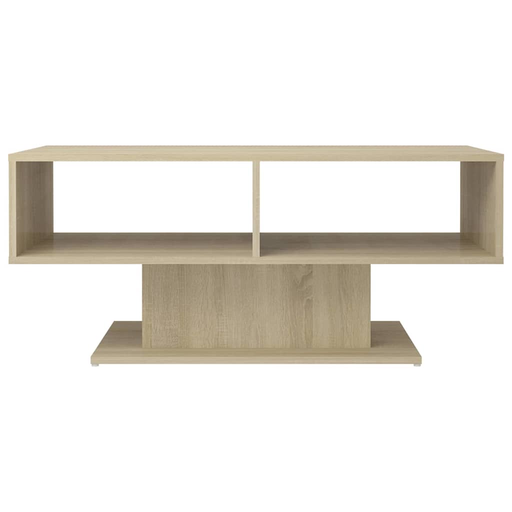 806825 vidaXL Coffee Table Sonoma Oak 103,5x50x44,5 cm Engineered Wood